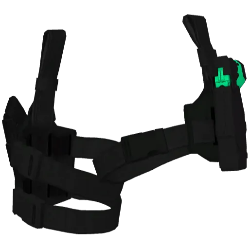 Чёрная кобура с зеленым Tazer