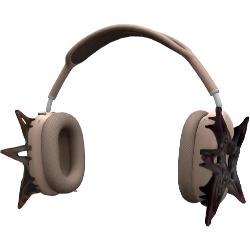 Бежевые наушники Appia Pro Max со звездой