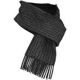 Темно-серый шарф