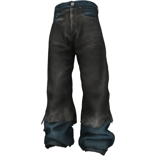 Черно-синие дизайнерские джинсы