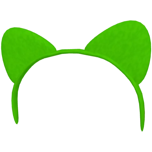 Зеленый кошачий ободок