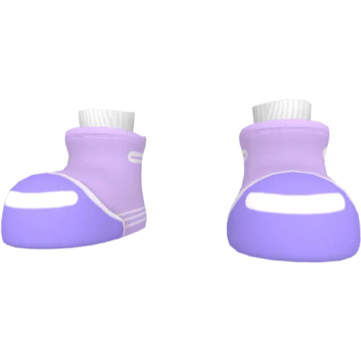 Фиолетовые большие ботинки