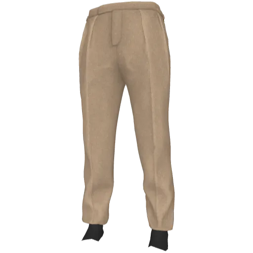 Бежевые строгие штаны