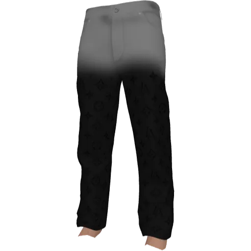 Черные с серым джинсы