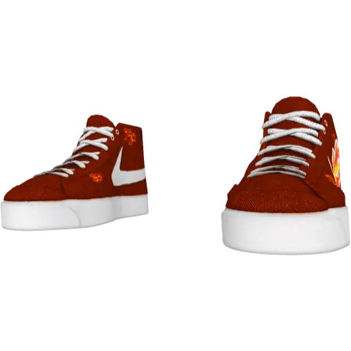 Красные кеды Nice Blazer (Luminoforo)