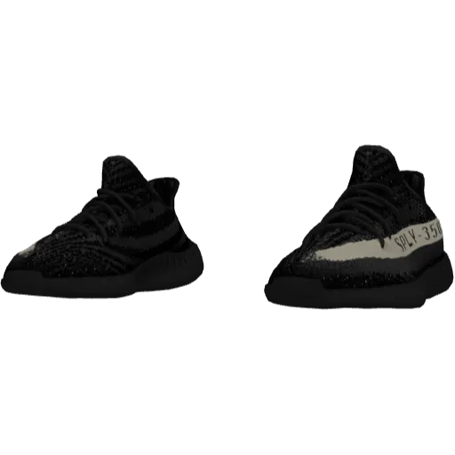 Черно-белые кроссовки Adibas Ez Boost 350