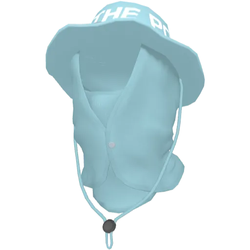 Голубая панама FTP с маской