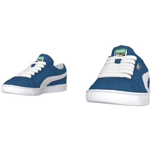 Голубые кеды PUWA