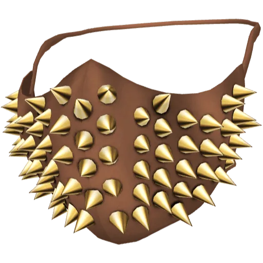 Коричневая маска с короткими шипами (Luminoforo)