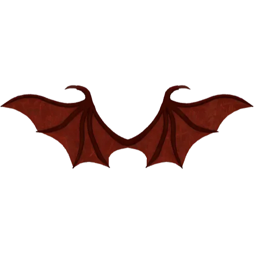 Крылья демона красные