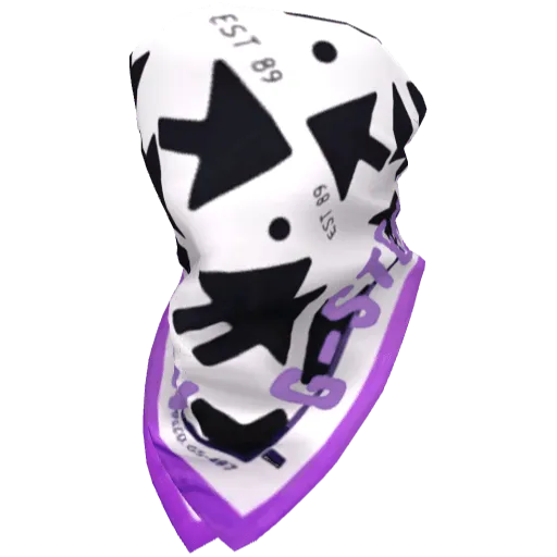 Фиолетовая бандана