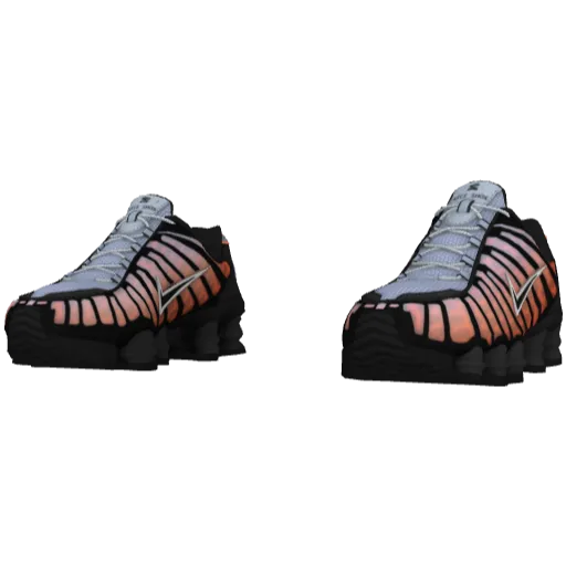 Персиковые кроссовки Nice Shoks