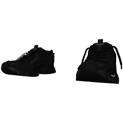 Черные кроссовки Ott-White