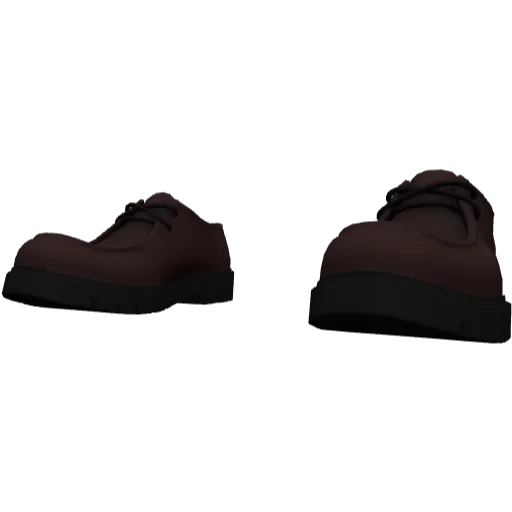 Коричневые кожаные туфли