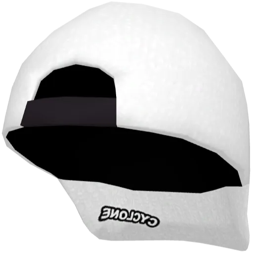 Белая кепка Cyclone (назад)