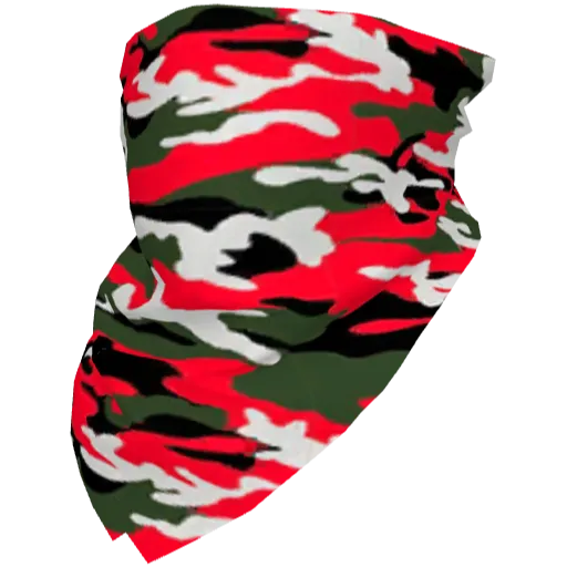 Красная камуфляжная балаклава Gang Collection
