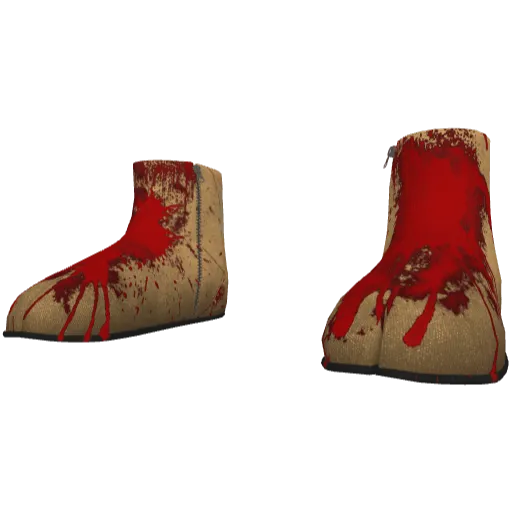 Песочные с пятнами крови