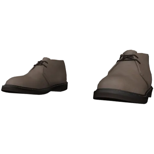 Бежевые средние строгие туфли