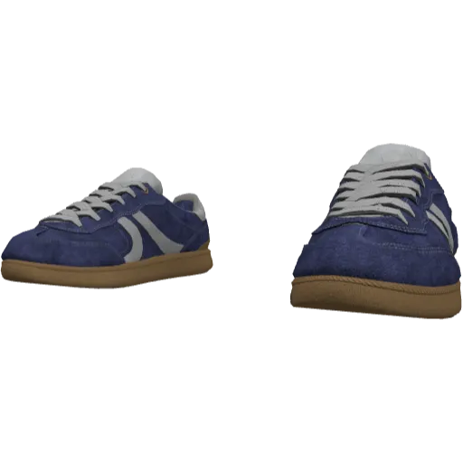 Темно-фиолетовые кеды