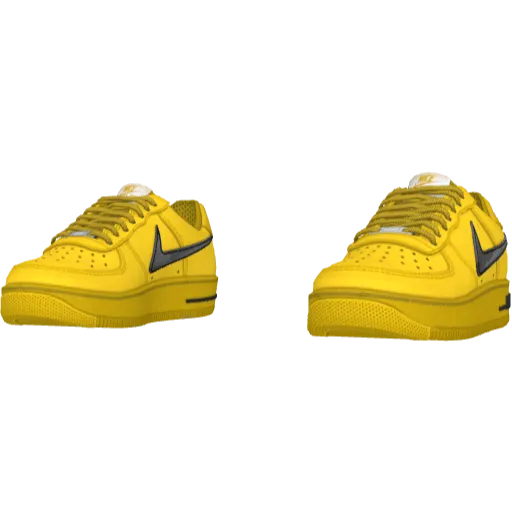 Желтые кроссовки Nice Flow Force 1 