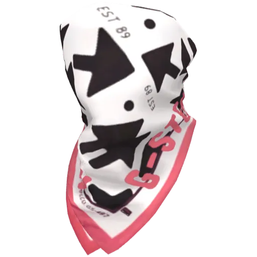 Розовая бандана