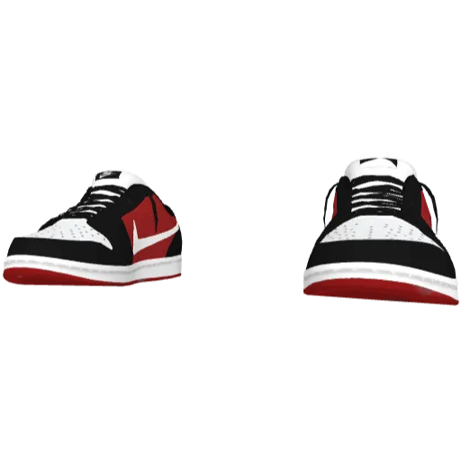 Черно-красные кроссовки Nice Reverse Swoosh