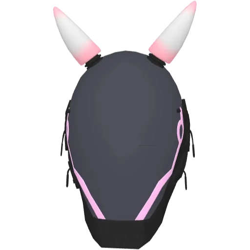 Серо-розовая маска с рогами (Luminoforo)