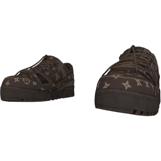 Коричневые кроссовки LA