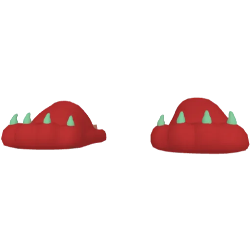 Коричневые тапочки в виде лап