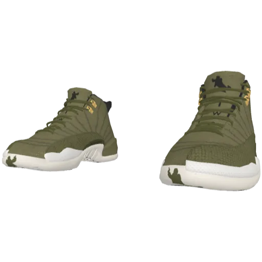 Зеленые высокие кроссовки Flow