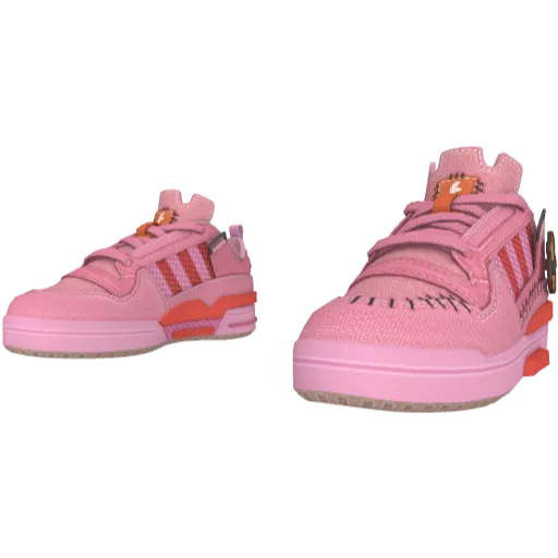 Розовые кроссовки Adibas Low Helloween