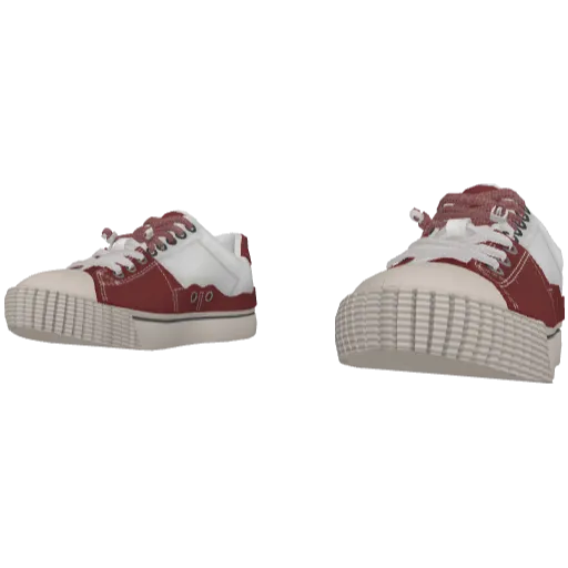 Красные дизайнерские кеды Margielo