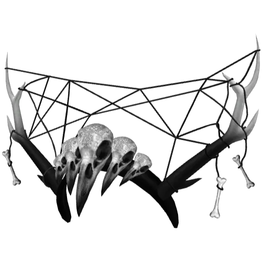 Бело-чёрные рога ведьмы