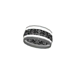 Серебряное кольцо с полоской