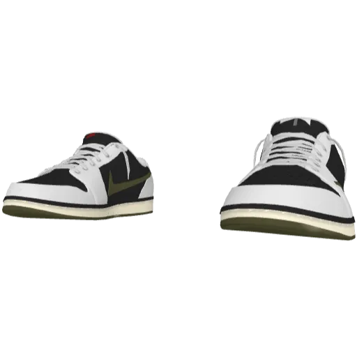 Белые кроссовки Nice Reverse Swoosh