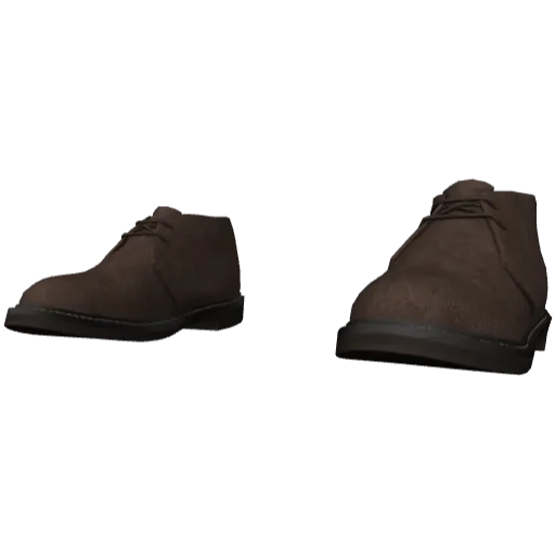 Темно-коричневые средние строгие туфли