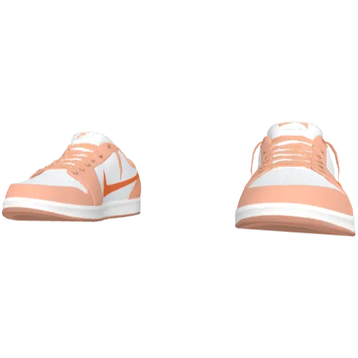 Бело-розовые кроссовки Nice Reverse Swoosh (Luminoforo)