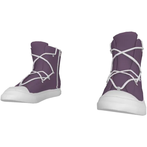 Фиолетовые кеды Rick Onens Hexagram
