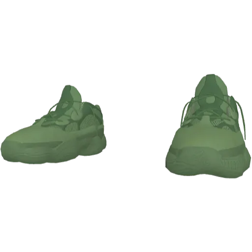 Зеленые кроссовки Abibas 900