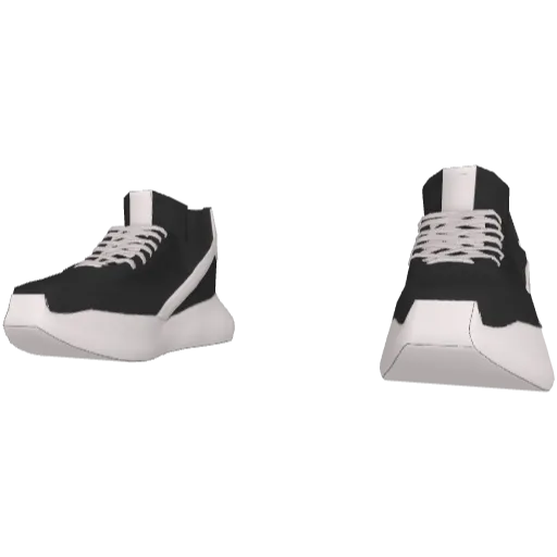 Черные кроссовки Rick Onens