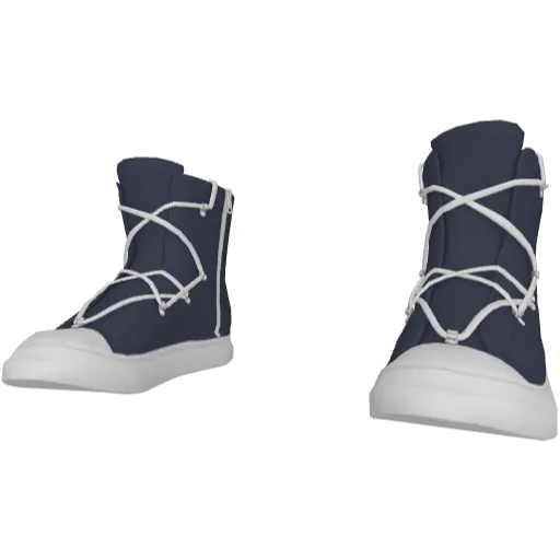 Синие кеды Rick Onens Hexagram