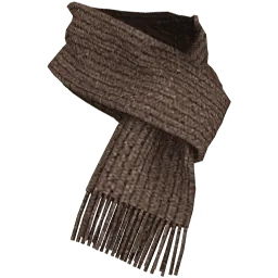 Коричневый шарф