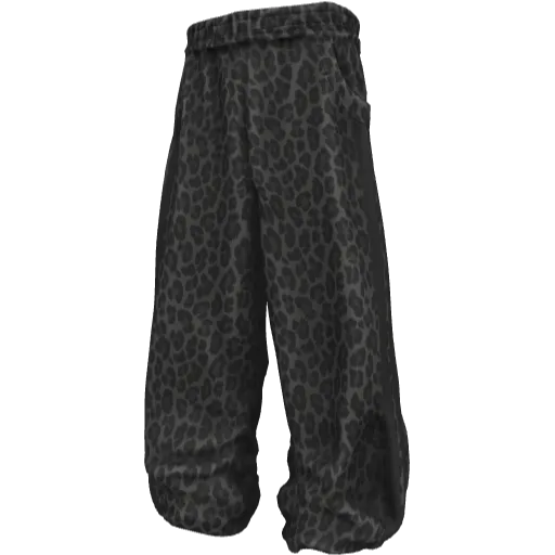 Серые леопардовые спортивные штаны