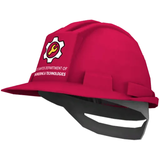 Розовая каска инженера