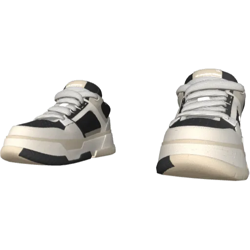 Бело-черные кроссовки Awiri