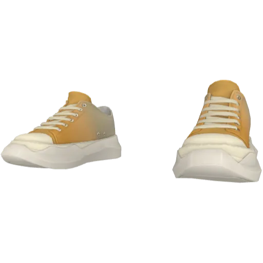 Желтые кеды Rick Onens Abstract