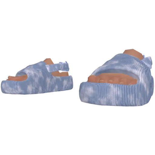 Голубые сандали