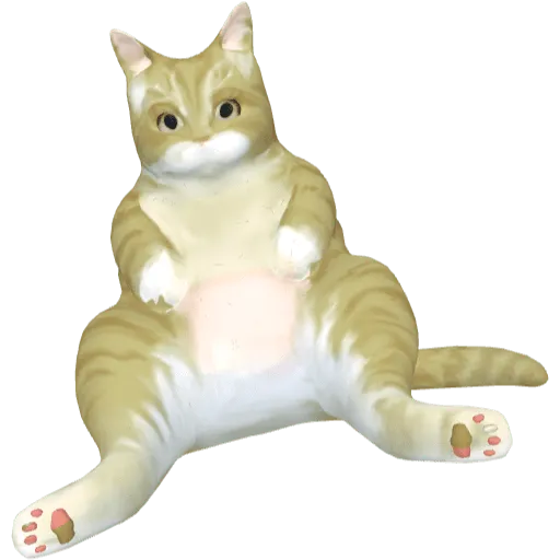 Кот на плечо желтый