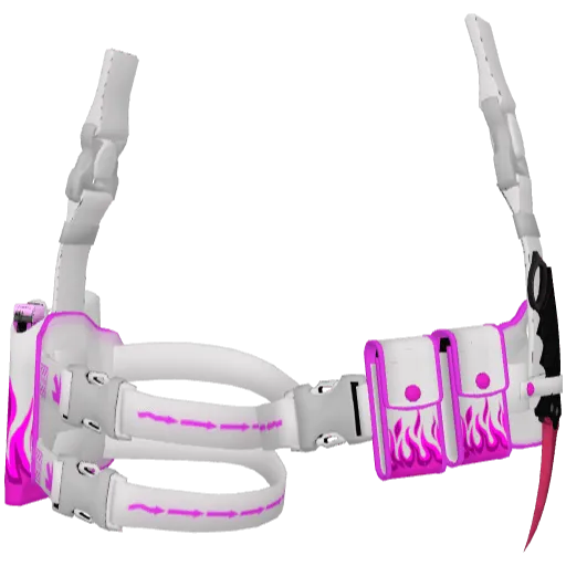 Кобура черная Fire and Waves (Luminoforo)