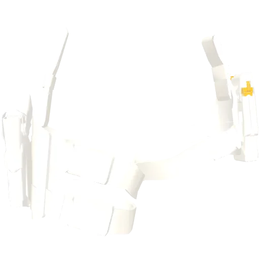 Белая кобура на две ноги